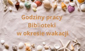 Godziny pracy Biblioteki w okresie wakacji